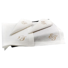 Φόρτωση εικόνας στο εργαλείο προβολής Συλλογής, SOUS PLAT & ΠΕΤΣΕΤΑ ΦΑΓΗΤΟΥ, ΛΕΥΚΟ ΓΑΛΛΙΚΟ ΛΙΝΟ, ΜΕ ΚΕΝΤΗΜΑ ΜΟΝΟΓΡΑΜΜΑΤΑ.