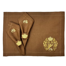 Φόρτωση εικόνας στο εργαλείο προβολής Συλλογής, SET SOUS PLAT, ΠΕΤΣΕΤΑ ΦΑΓΗΤΟΥ & ΚΡΙΚΟΣ ΠΕΤΣΕΤΑΣ, ΜΕ ΚΕΝΤΗΜΑ ΟΙΚΟΣΗΜΟ