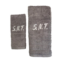 Φόρτωση εικόνας στο εργαλείο προβολής Συλλογής, CUSTOMIZED SET ΔΩΡΟΥ. ΓΚΡΙ ΠΕΤΣΕΤΕΣ ΜΕ ΚΕΝΤΗΜΕΝΑ ΜΟΝΟΓΡΑΜΜΑΤΑ