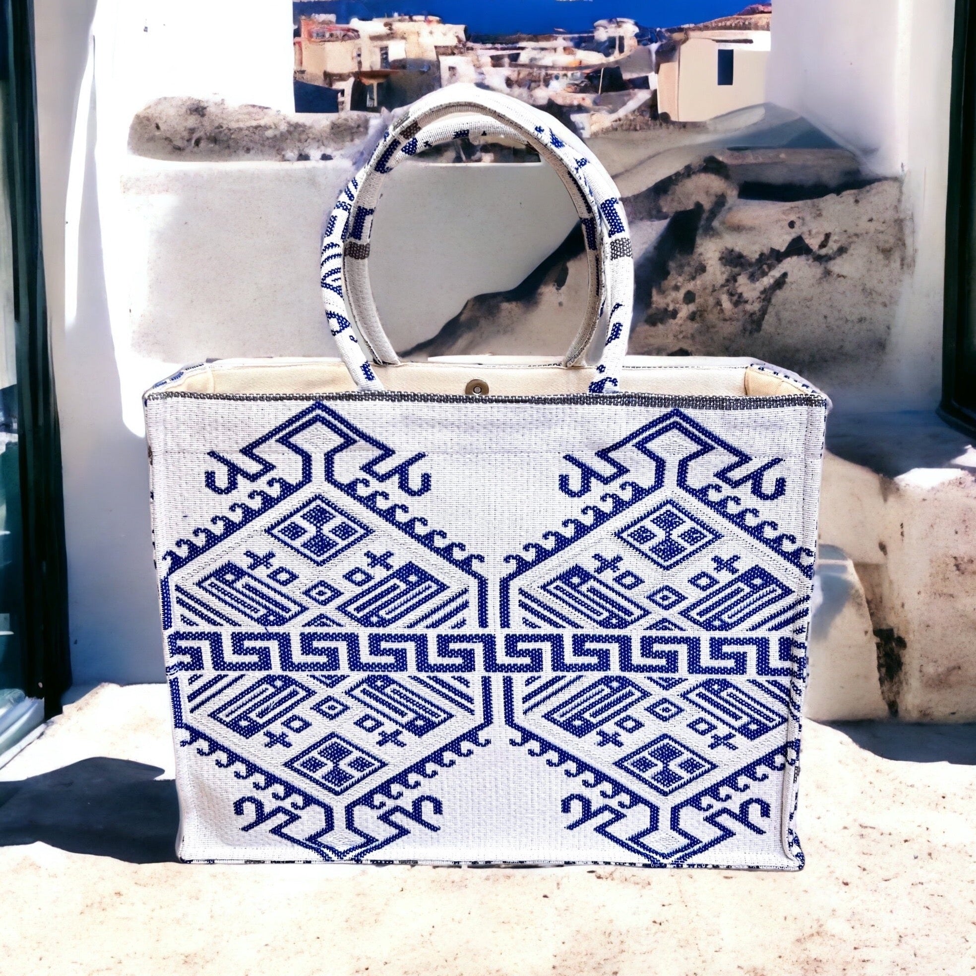 ATHENE WHITE ALL DAY TOTE BAG