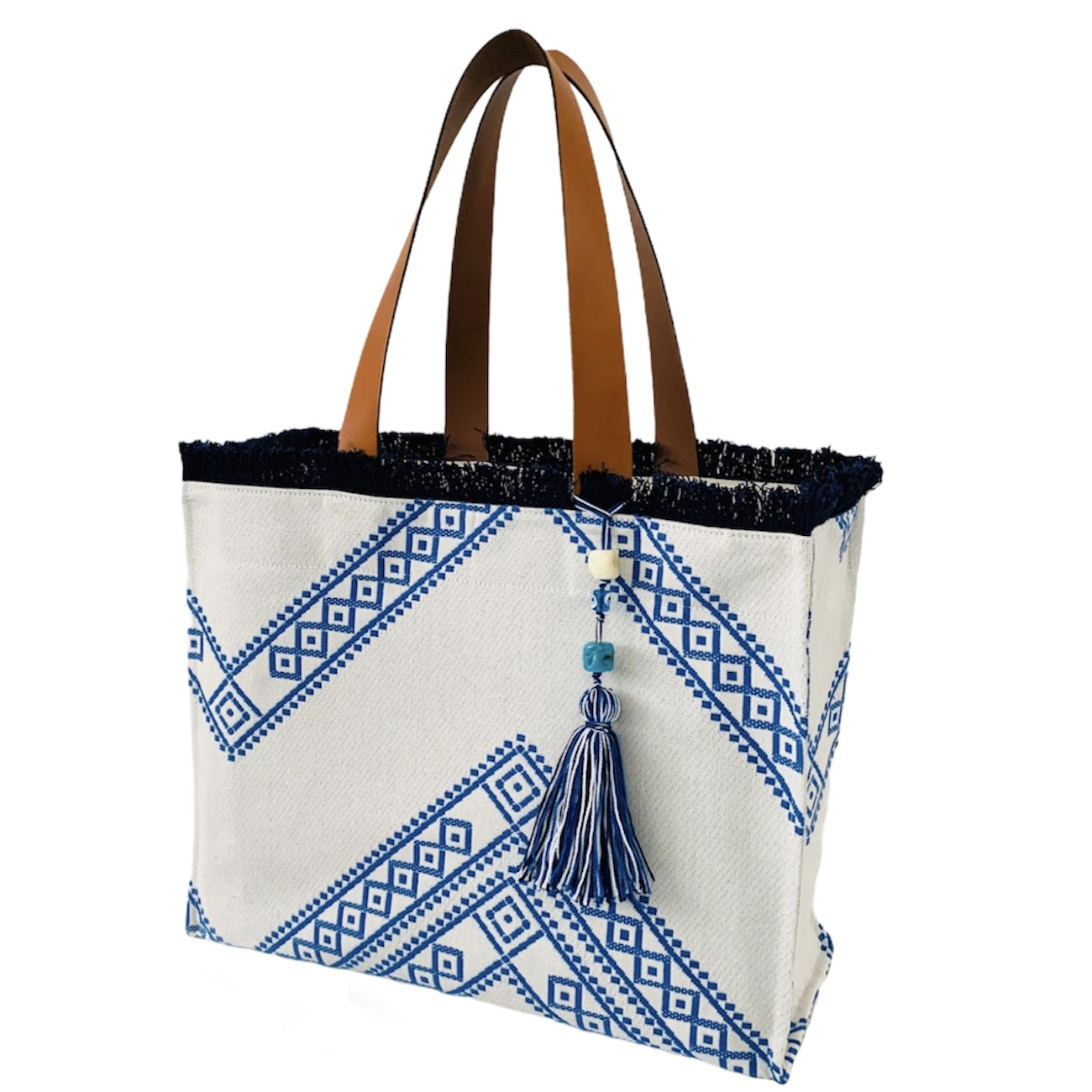 GREEK BLUE TOTE BAG